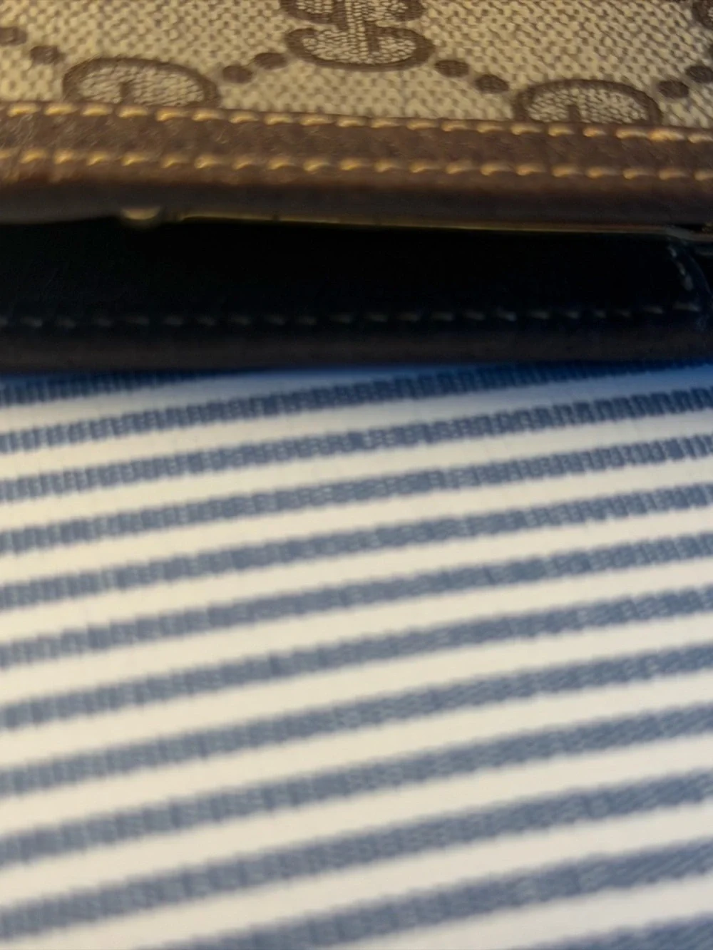 Gucci Brown/Beige GG Canvas Bifold Wallet - Picture 3 of 6